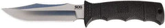 SOG Specialty Knives - 4-7/8" Long Blade, AUS-8 Stainless Steel, Fine Edge, Fixed Blade Knife - 9-1/2" OAL, Glass-Reinforced Nylon Handle, Includes Ballistic Nylon Sheath - Eagle Tool & Supply