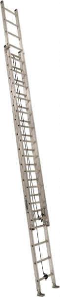 Louisville - 32' High, Type IA Rating, Aluminum Industrial Extension Ladder - 300 Lb Capacity, 29' Working Length - Eagle Tool & Supply