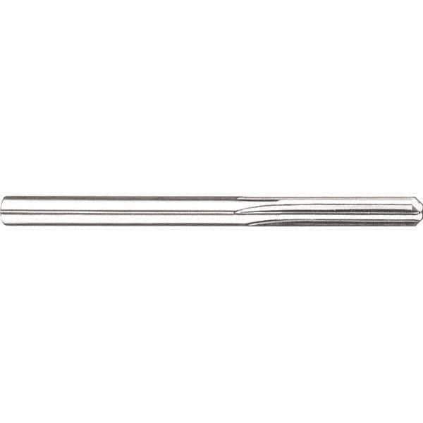 SGS - 3.5mm Solid Carbide 4 Flute Chucking Reamer - Straight Flute, 3.5mm Straight Shank, 63mm OAL - Eagle Tool & Supply