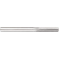 SGS - 3.5mm Solid Carbide 4 Flute Chucking Reamer - Straight Flute, 3.5mm Straight Shank, 63mm OAL - Eagle Tool & Supply