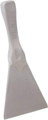 Remco - Stiff Polypropylene/Semi-Ferrous Additive Straight Scraper - 4.4" Blade Width - Eagle Tool & Supply