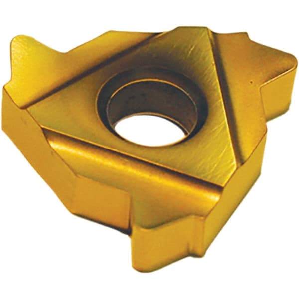 Tool-Flo - L53 External 4 API Rotary Shoulder Connections Laydown Threading Insert - Grade AC50F, AlTiN Coated Carbide - Eagle Tool & Supply