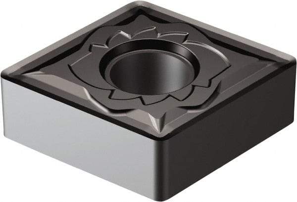 Sandvik Coromant - CNMG434 SMR Grade 1105 Carbide Turning Insert - TiAlN Finish, 80° Diamond, 1/2" Inscr Circle, 3/16" Thick, 1/16" Corner Radius - Eagle Tool & Supply