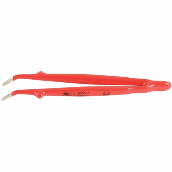 Wiha - Tweezers Type: Insulated Pattern: Angled - Eagle Tool & Supply