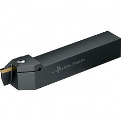 Walter - G1111, External, Right Hand, 12mm Max Depth of Cut, 3 to 3.18mm Groove Width, Indexable Grooving Tool Holder - GX24-2E3.. Insert Compatibility, 25.4mm Shank Height, 25.4mm Shank Width, 5.709" OAL - Eagle Tool & Supply