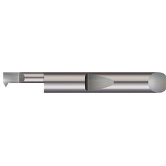 Micro 100 - Single Point Threading Tools; Thread Type: Internal ; Material: Solid Carbide ; Profile Angle: 60 ; Threading Diameter (Decimal Inch): 0.1600 ; Cutting Depth (Decimal Inch): 0.5000 ; Maximum Threads Per Inch: 56 - Exact Industrial Supply