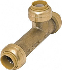 SharkBite - Brass & Chrome Pipe Fittings Type: Tee Fitting Size: 3/4 - Eagle Tool & Supply