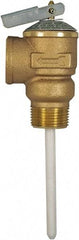 CASH ACME - 3/4" Inlet, 3/4" Outlet, FNPT x MNPT, ASME Safety Relief Valve - 150 Max psi, Bronze, 500000 BTUs - Eagle Tool & Supply