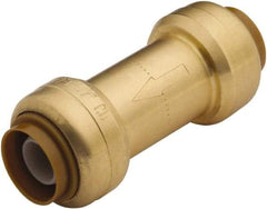 SharkBite - 1/2" Brass Check Valve - Inline, Push To Connect x Push To Connect, 200 WOG - Eagle Tool & Supply