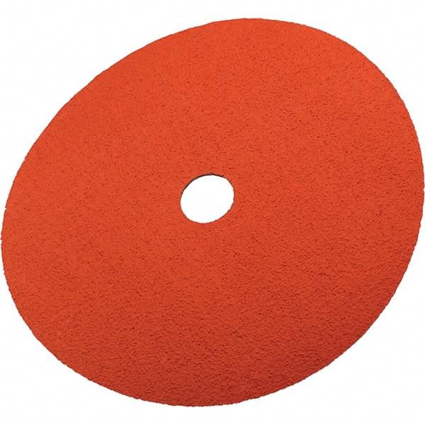 3M - 7" Diam 7/8" Hole 36 Grit Fiber Disc - Very Coarse Grade, Ceramic, 8,600 Max RPM, Series 785C - Eagle Tool & Supply