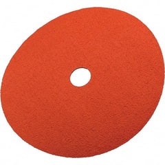 3M - 7" Diam 7/8" Hole 36 Grit Fiber Disc - Very Coarse Grade, Ceramic, 8,600 Max RPM, Series 785C - Eagle Tool & Supply