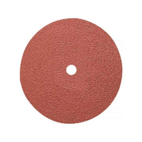 3M - 5" Diam 7/8" Hole 36 Grit Fiber Disc - Very Coarse Grade, Ceramic, 12,000 Max RPM, Series 983C - Eagle Tool & Supply
