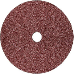 3M - 5" Diam 7/8" Hole 50 Grit Fiber Disc - Coarse Grade, Ceramic, 12,000 Max RPM, Series 988C - Eagle Tool & Supply