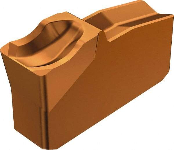 Sandvik Coromant - N151.230 4E 1145 Grade, 0.1181" Cutting Width, Carbide Cutoff Insert - 0° Neutral Lead Angle, 0.0118" Cnr Rad, TiAlN/AlCr2O3 Coated - Eagle Tool & Supply