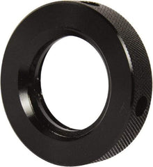 Gibraltar - 1-1/2 - 5 Acme Steel Right Hand Hex Jam Nut - 2-1/4" Across Flats, 1/2" High, Black Oxide Finish, 2G Class of Fit - Eagle Tool & Supply