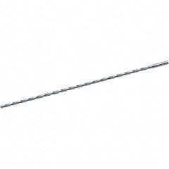 Walter-Titex - 1/4" 130° 2-Flute Solid Carbide Extra Length Drill Bit - Eagle Tool & Supply