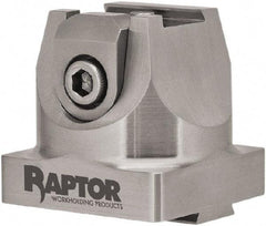 Raptor Workholding - 3/4" Jaw Width, 2" High x 2.07" Long x 2.07" Wide Dovetail Vise - For Use with 4 & 5 Axis Workholding Systems - Eagle Tool & Supply