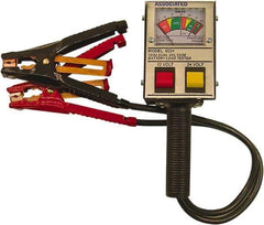 Associated Equipment - 12/24 Volt Battery Load Tester - 0 to 1,000 CCA Range, 2' Cable - Eagle Tool & Supply