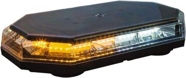 Buyers Products - Variable Flash Rate, Magnetic or Permanent Mount Emergency LED Lightbar Assembly - Powered by DC, Amber - Eagle Tool & Supply