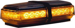 Buyers Products - Variable Flash Rate, Magnetic or Permanent Mount Emergency LED Lightbar Assembly - Powered by DC, Amber - Eagle Tool & Supply