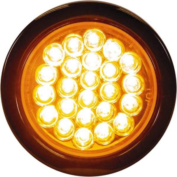 Buyers Products - 6 Flash Rate, Recessed Mount Emergency Strobe Light Assembly - Powered by 12 to 24 Volts, Amber - Eagle Tool & Supply