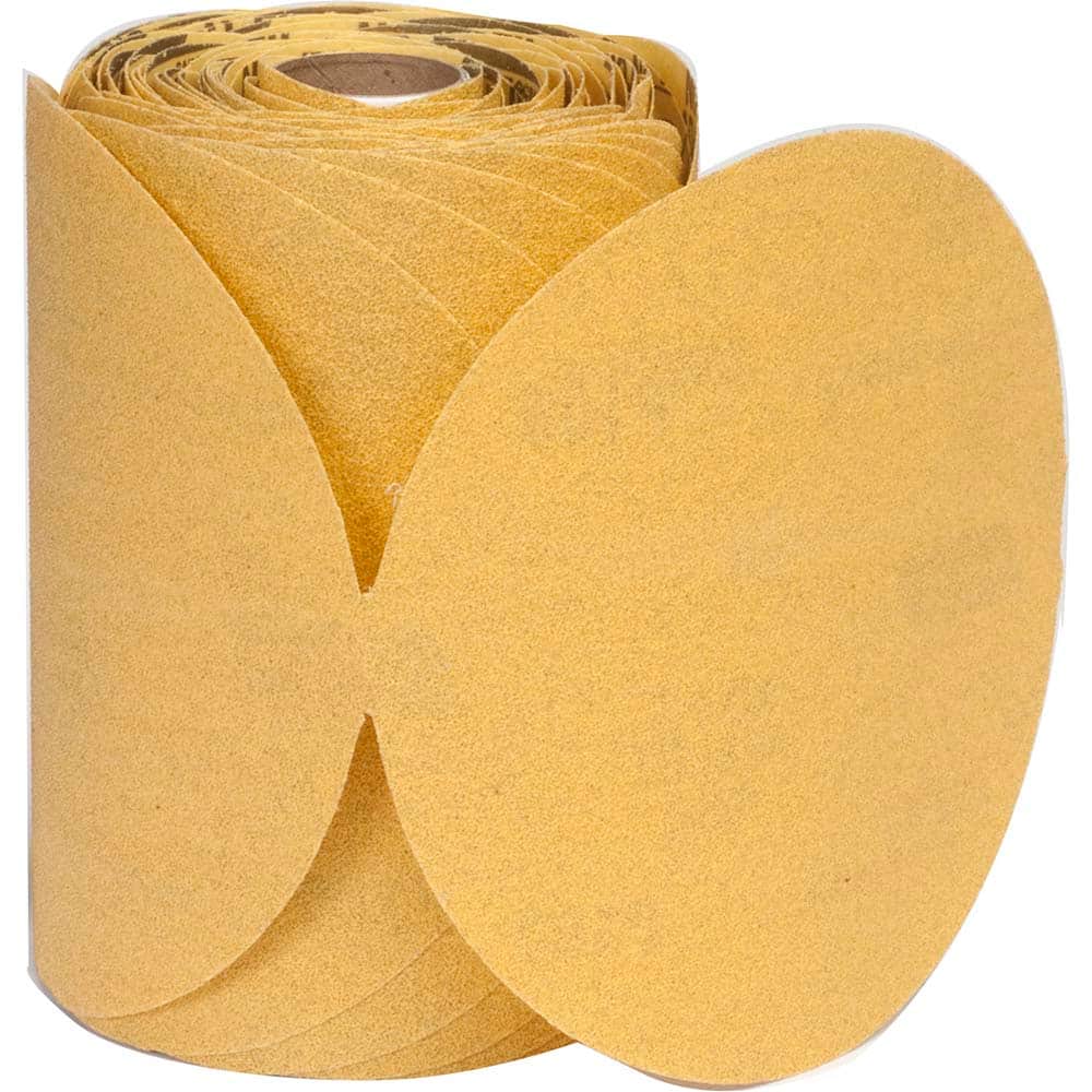 Norton - 5" Diam, 80 Grit Aluminum Oxide Adhesive PSA Disc - Eagle Tool & Supply