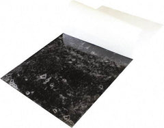 Value Collection - 24" Long, 12" Wide, Vinyl Rubber Foam Sheet - 70 to 80 Durometer, Black, 20 to 160°F, 1,000 psi Tensile Strength, Adhesive Backing - Eagle Tool & Supply