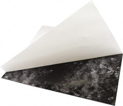 Value Collection - 12" Long, 12" Wide, Buna-N Rubber Foam Sheet - 50 to 60 Durometer, Black, -30 to 220°F, 1,000 psi Tensile Strength, Adhesive Backing - Eagle Tool & Supply