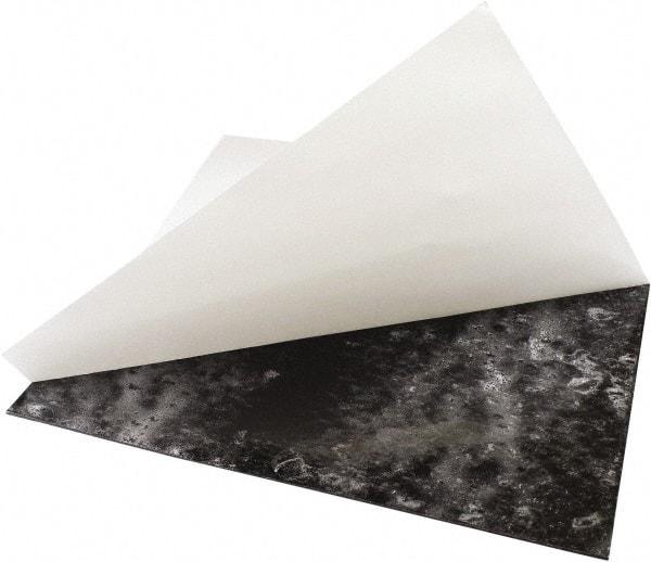 Value Collection - 12" Long, 12" Wide, Buna-N Rubber Foam Sheet - 50 to 60 Durometer, Black, -30 to 220°F, 1,000 psi Tensile Strength, Adhesive Backing - Eagle Tool & Supply