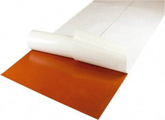 Value Collection - 36" Long, 12" Wide, 3/32" Thick, Silicone Rubber Foam Sheet - 50 to 60 Durometer, Red, -60 to 400°F, 550 psi Tensile Strength, Adhesive Backing - Eagle Tool & Supply