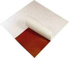Value Collection - 12" Long, 12" Wide, 1/2" Thick, Silicone Rubber Foam Sheet - 50 to 60 Durometer, Red, -60 to 400°F, 550 psi Tensile Strength, Adhesive Backing - Eagle Tool & Supply