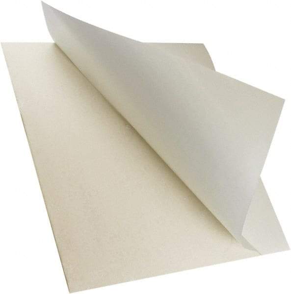 Value Collection - 12" Long, 12" Wide, Buna-N Rubber Foam Sheet - 50 to 60 Durometer, White, -30 to 220°F, 1,000 psi Tensile Strength, Adhesive Backing - Eagle Tool & Supply