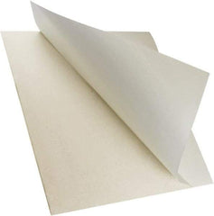 Value Collection - 12" Long, 12" Wide, Buna-N Rubber Foam Sheet - 50 to 60 Durometer, White, -30 to 220°F, 1,000 psi Tensile Strength, Adhesive Backing - Eagle Tool & Supply