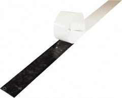 Value Collection - 1/8" Thick x 2" Wide x 36" Long, Adhesive Backed Neoprene Rubber Strip - Stock Length, 40 Shore A Durometer, 1,500 psi Tensile Strength, -30 to 225°F, Black - Eagle Tool & Supply