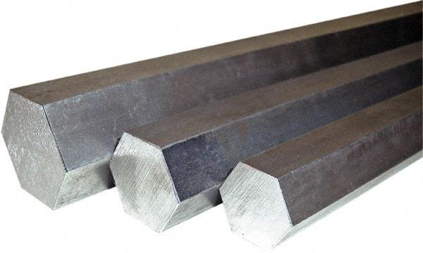 Value Collection - 1-3/4" Width Across Flats x 6' Long, Steel Hexagon Bar - Material Specification ASTM A108 - Eagle Tool & Supply