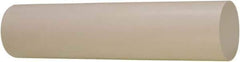 TriStar - 1' Long, 5/8" Diam, Plastic Plastic Rod - + 1/4 - 0.0" Length Tolerance, +0.020/-0.000" Diam Tolerance, 60D Hardness, White - Eagle Tool & Supply