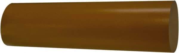 TriStar - 1' Long, 7/8" Diam, Plastic Plastic Rod - + 1/4 - 0.0" Length Tolerance, +0.020/-0.000" Diam Tolerance, 60D Hardness, Dull Gold - Eagle Tool & Supply