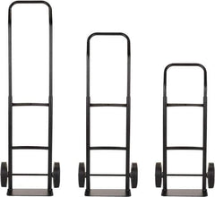 Harper Trucks - 600 Lb Capacity 40" OAH Convertible Hand Truck - 14 x 7" Base Plate, Continuous Handle, Steel, Solid Rubber Swivel Wheels - Eagle Tool & Supply