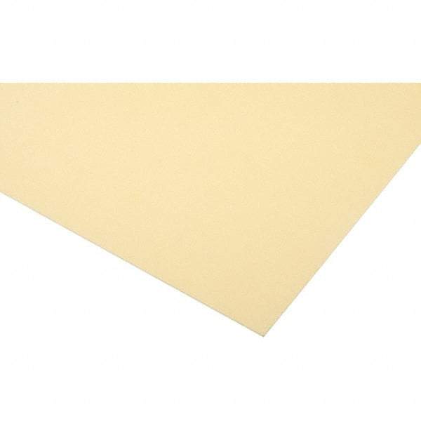 Made in USA - 1/16" Thick x 24" Wide x 36" Long, Epoxyglass Laminate Sheet - Yellow-Green, Rockwell M-110 Hardness, G10 Non FR Grade, ±0.0075 Tolerance - Eagle Tool & Supply