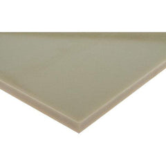 Made in USA - 1/2" Thick x 12" Wide, Epoxyglass Laminate Sheet - Yellow-Green, Rockwell M-110 Hardness, G10 Non FR Grade, ±0.036 Tolerance - Eagle Tool & Supply