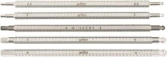 Wiha - 5 Piece Hex Drive Bit Set - Ball End Hex Point - Eagle Tool & Supply