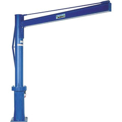 Vestil - 1,000 Lb Load Capacity, Steel Jib Crane - 8' Span - Eagle Tool & Supply
