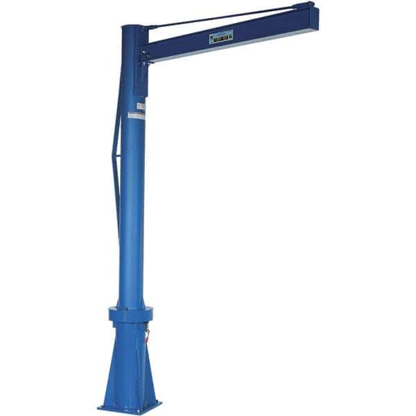Vestil - 1,000 Lb Load Capacity, Steel Jib Crane - 6' Span - Eagle Tool & Supply