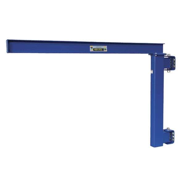 Vestil - 600 Lb Load Capacity, Steel Jib Crane - 8' Span - Eagle Tool & Supply