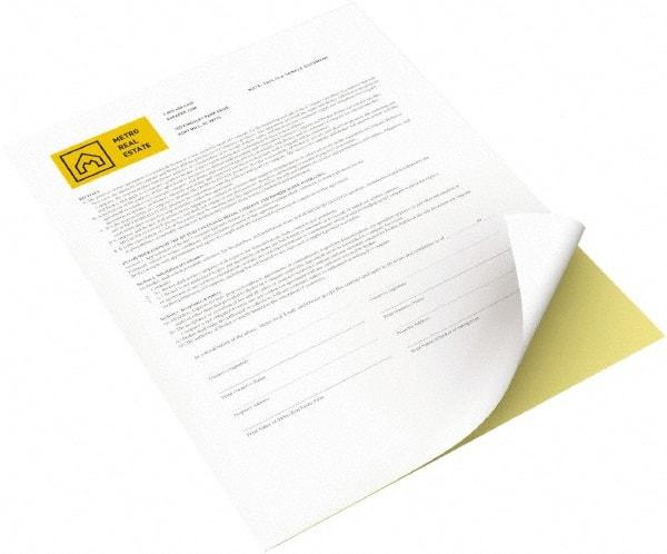 Xerox - Canary & White Digital Carbonless Paper - Use with Laser Copiers, Laser Printers - Eagle Tool & Supply