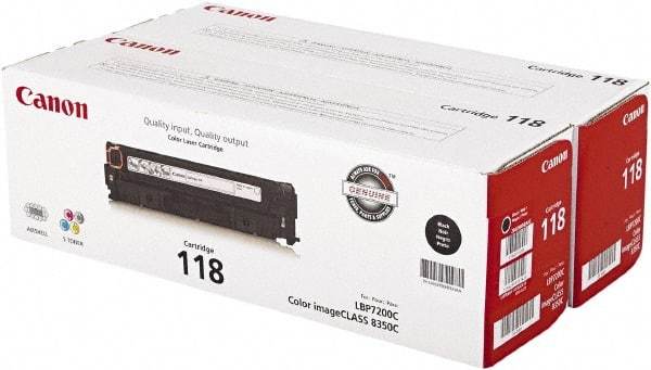 Canon - Black Toner Cartridge - Use with Canon imageCLASS LBP7200Cdn, LBP7660Cdn, MF8350Cdn, MF8380Cdw, MF8580Cdw - Eagle Tool & Supply