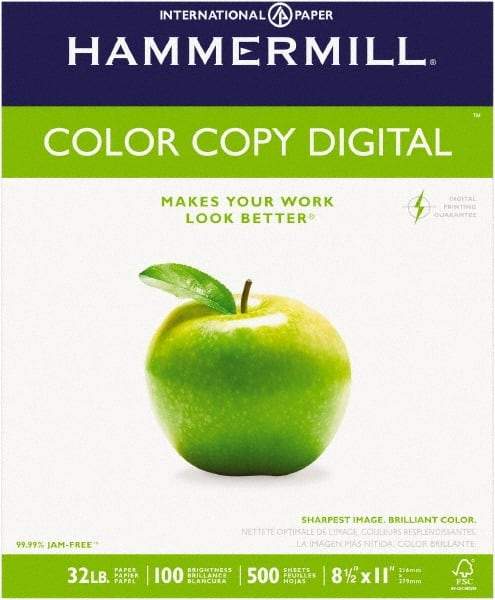 Hammermill - Photo White Colored Copy Paper - Use with Laser Printers, Offset Presses, Color Copiers - Eagle Tool & Supply