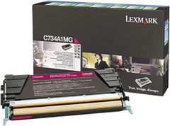 Lexmark - Magenta Toner Cartridge - Use with Lexmark C734, C736, X734, X738 - Eagle Tool & Supply