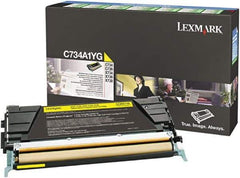 Lexmark - Yellow Toner Cartridge - Use with Lexmark C734, C736, X734, X738 - Eagle Tool & Supply