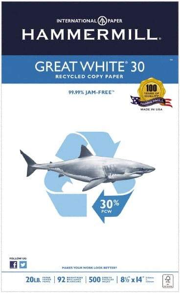 Hammermill - White Copy Paper - Use with Laser Printers, Inkjet Printers, Copiers - Eagle Tool & Supply